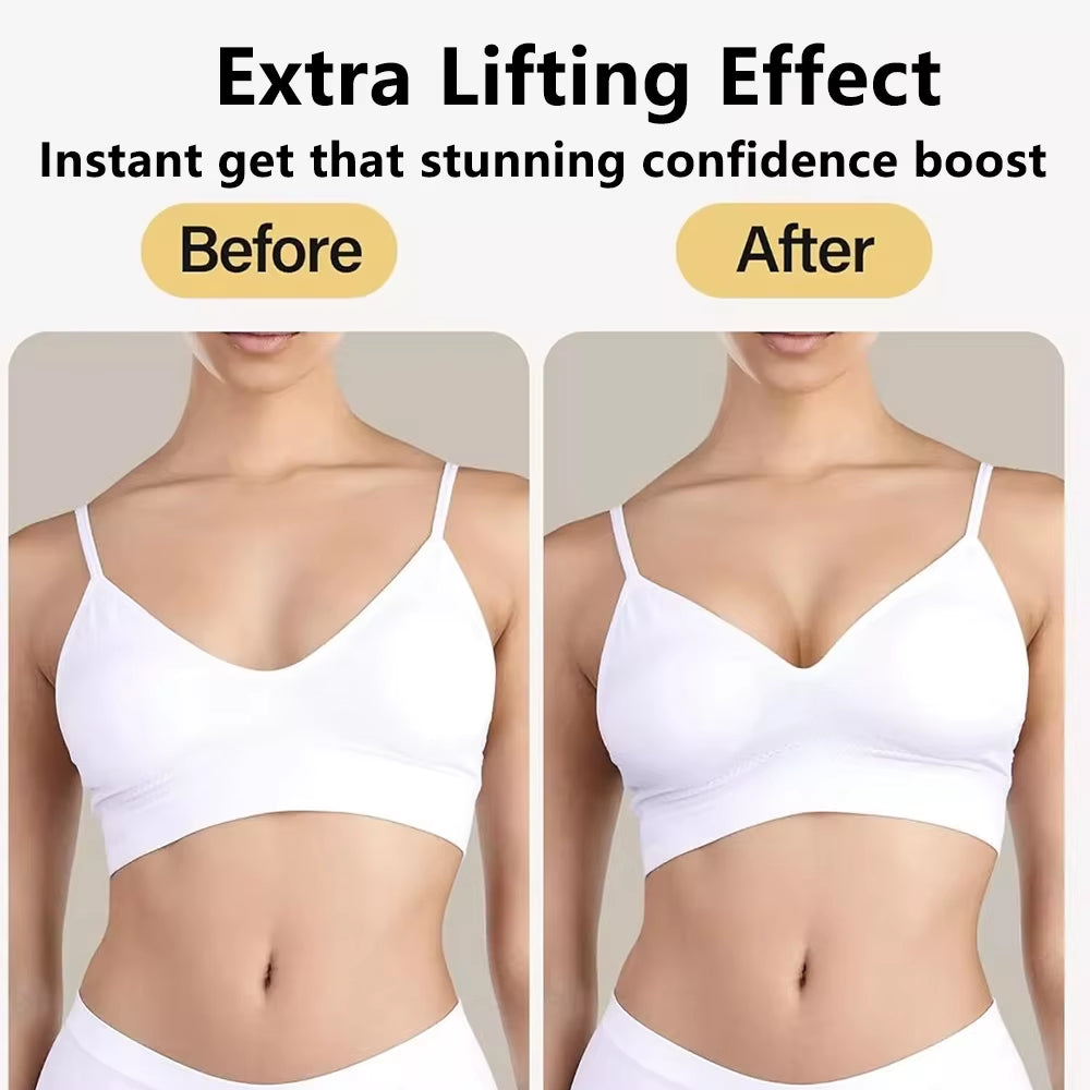 Double Sided Sticky Bra Inserts Instant Lift Breast Pads Push up Reusable Adhesive Bra Pads Cup Enhancer